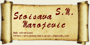 Stoisava Marojević vizit kartica